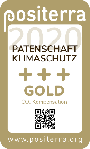 Auszeichnung Patenschaft Klimaschutz Gold von positerra