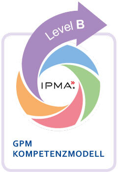 Logo GPM Kompetenzmodell Level B